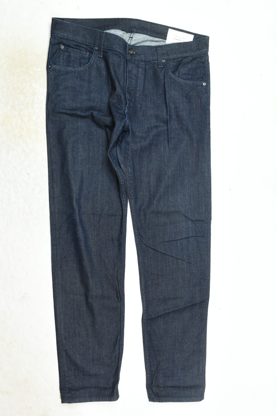 rag & bone Standard Issue Fit 2 Slim Fit Jeans Mens 36 Blue Button-Fly Denim